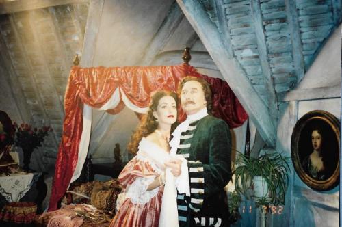 Miss Lovelock and Capt Peacock as Leonora and Wilfred, "Grace & Favour" BBC TV